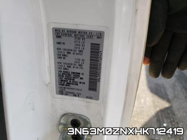 3N63M0ZNXHK712419 фото 2