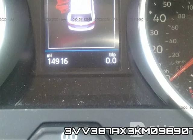 3VV3B7AX3KM098907 фото 8