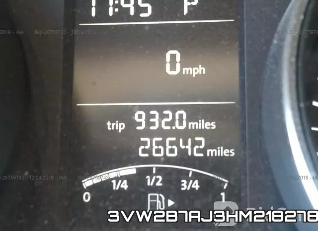 3VW2B7AJ3HM218278 фото 8