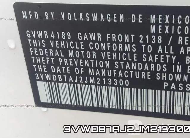 3VWDB7AJ2JM213300 фото 10