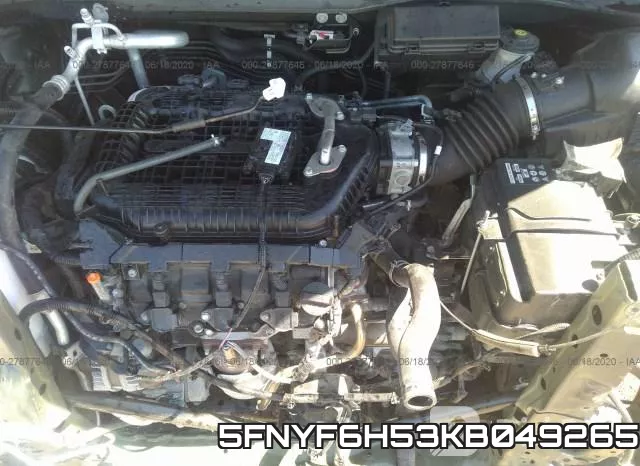 5FNYF6H53KB049265 фото 2