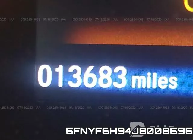 5FNYF6H94JB008595 фото 8