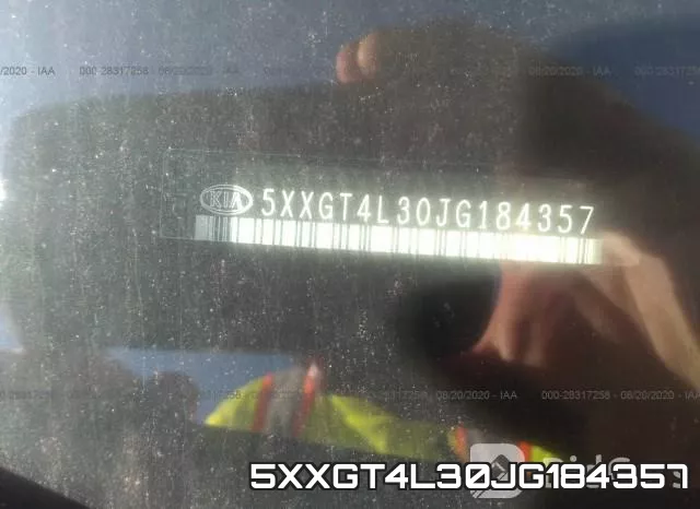 5XXGT4L30JG184357 фото 10