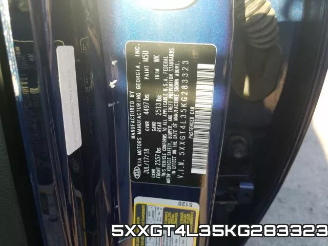 5XXGT4L35KG283323 фото 2