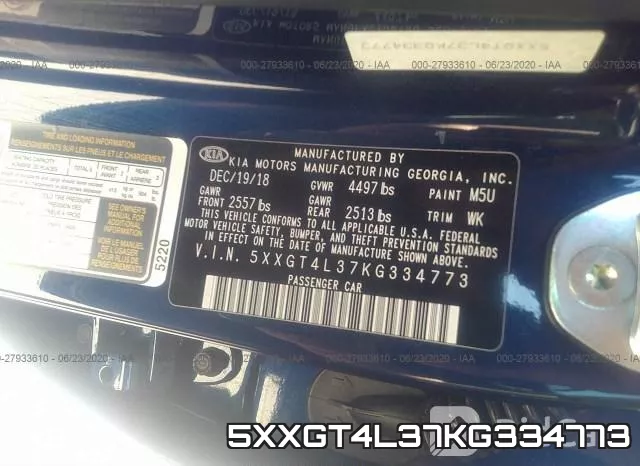 5XXGT4L37KG334773 фото 10
