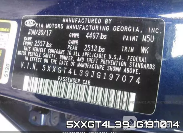5XXGT4L39JG197074 фото 10