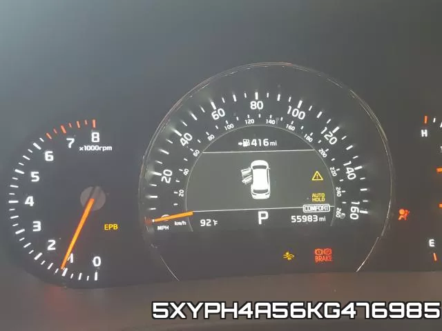 5XYPH4A56KG476985 фото 9