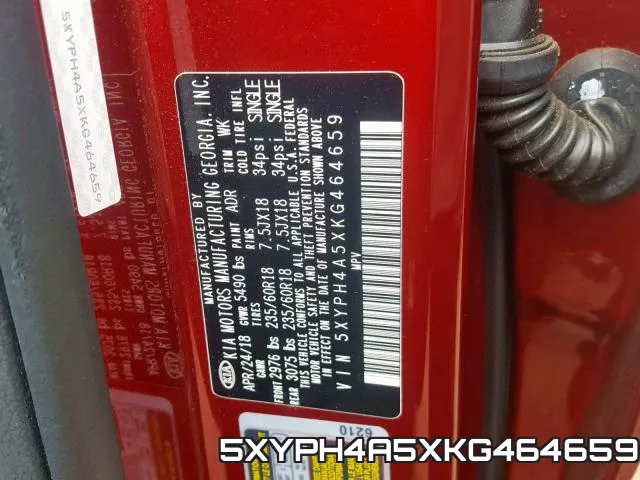 5XYPH4A5XKG464659 фото 2