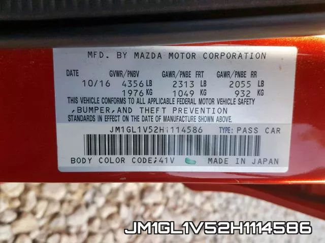JM1GL1V52H1114586 фото 2