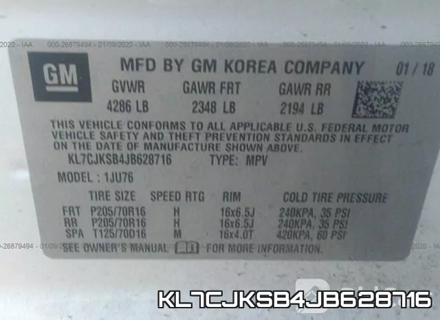 KL7CJKSB4JB628716 фото 10