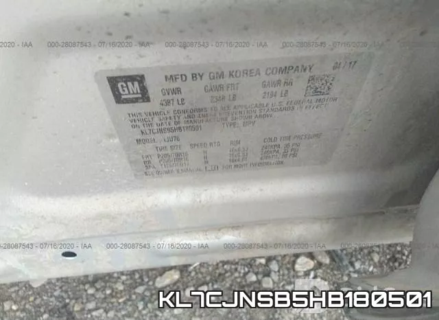 KL7CJNSB5HB180501 фото 10