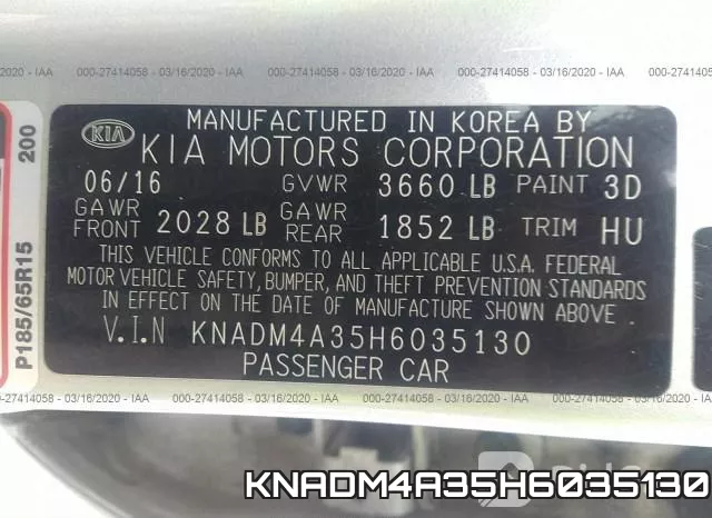 KNADM4A35H6035130 фото 10