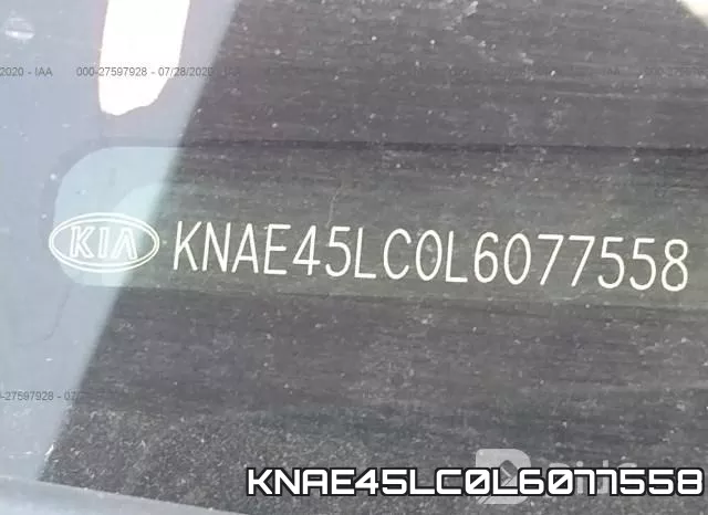 KNAE45LC0L6077558 фото 10