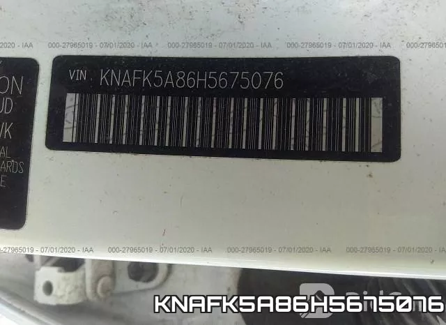 KNAFK5A86H5675076 фото 10