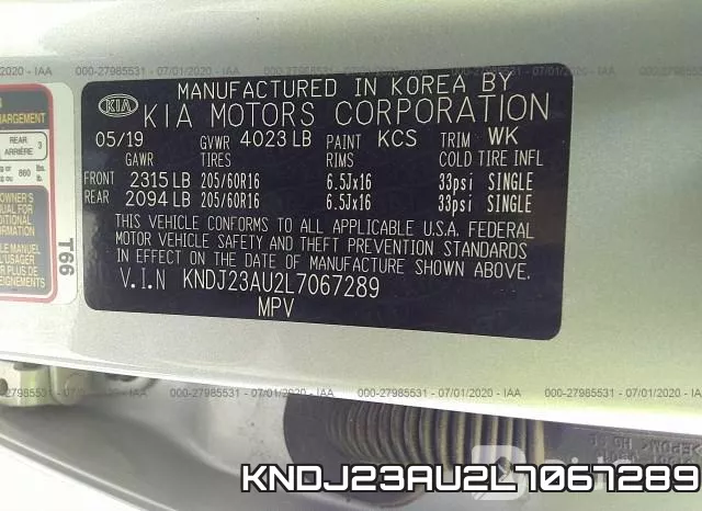 KNDJ23AU2L7067289 фото 10