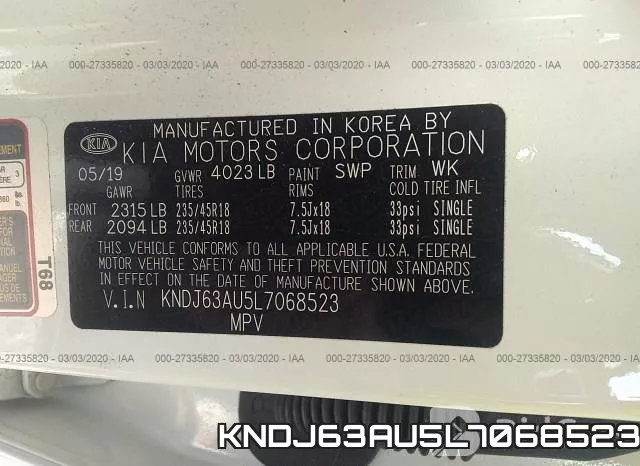KNDJ63AU5L7068523 фото 10
