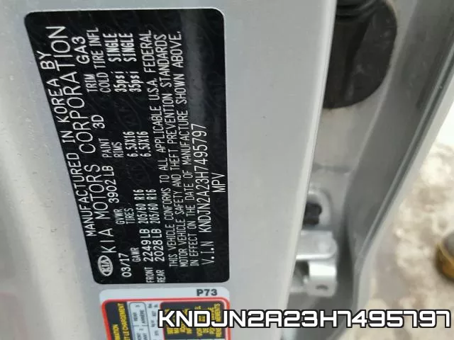 KNDJN2A23H7495797 фото 2