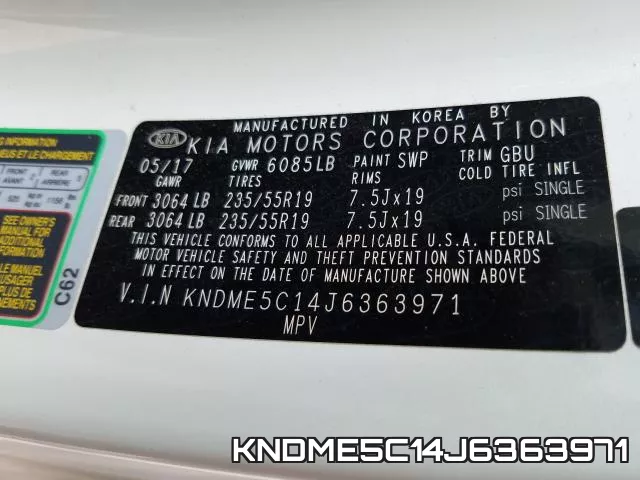 KNDME5C14J6363971 фото 2