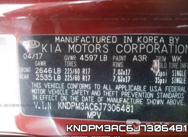 KNDPM3AC6J7306481 фото 10