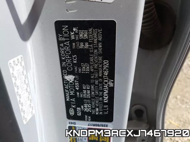 KNDPM3ACXJ7467920 фото 2