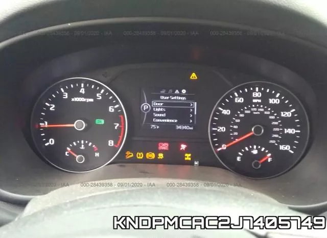 KNDPMCAC2J7405749 фото 8