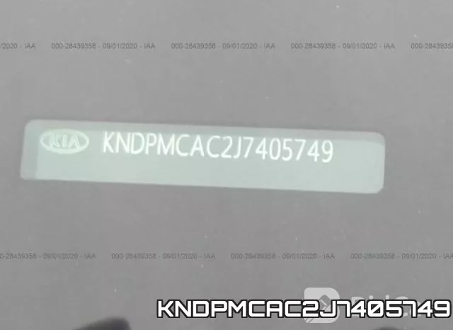 KNDPMCAC2J7405749 фото 10