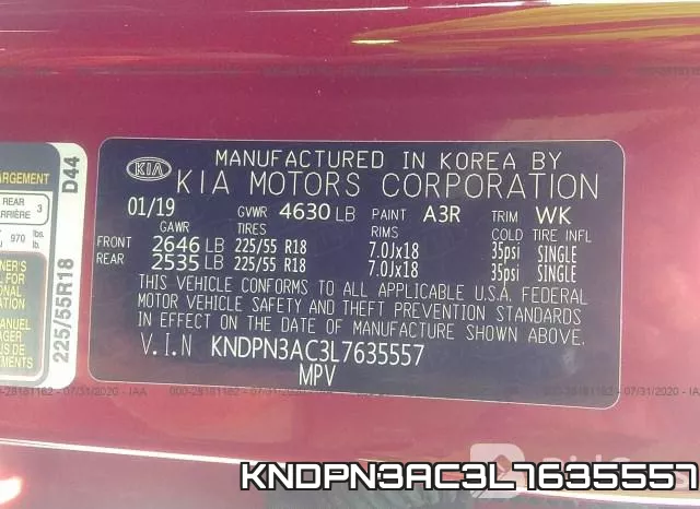 KNDPN3AC3L7635557 фото 10