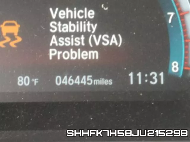 SHHFK7H58JU215298 фото 9