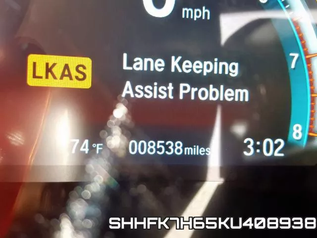 SHHFK7H65KU408938 фото 9