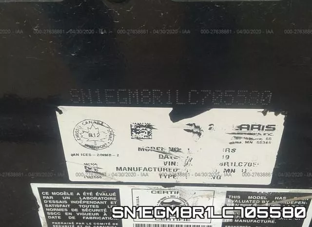 SN1EGM8R1LC705580 фото 10