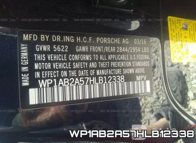 WP1AB2A57HLB12338 фото 10