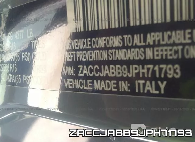 ZACCJABB9JPH71793 фото 10