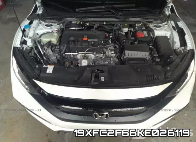 19XFC2F66KE026119 фото 2
