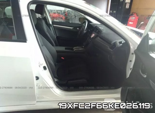 19XFC2F66KE026119 фото 6