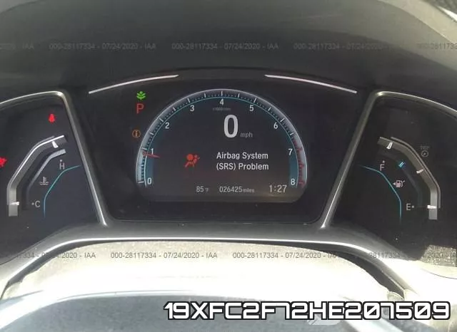19XFC2F72HE207509 фото 8