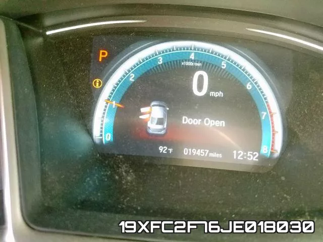19XFC2F76JE018030 фото 9