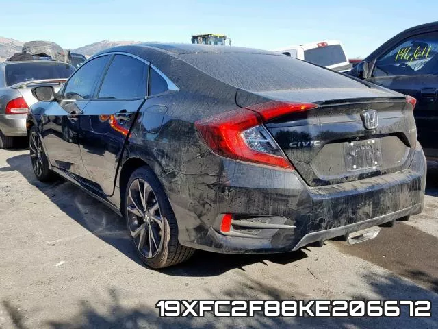19XFC2F88KE206672 фото 4