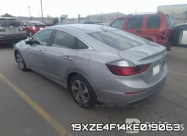 19XZE4F14KE019063 фото 4