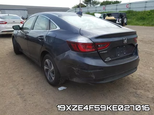 19XZE4F59KE027016 фото 4