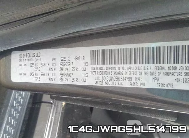 1C4GJWAG5HL514799 фото 10