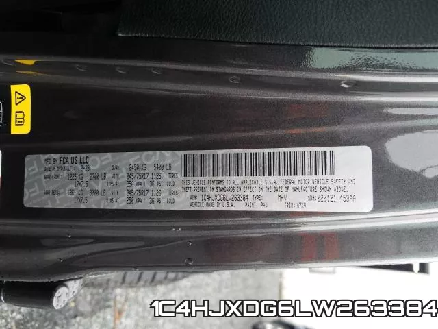 1C4HJXDG6LW263384 фото 2