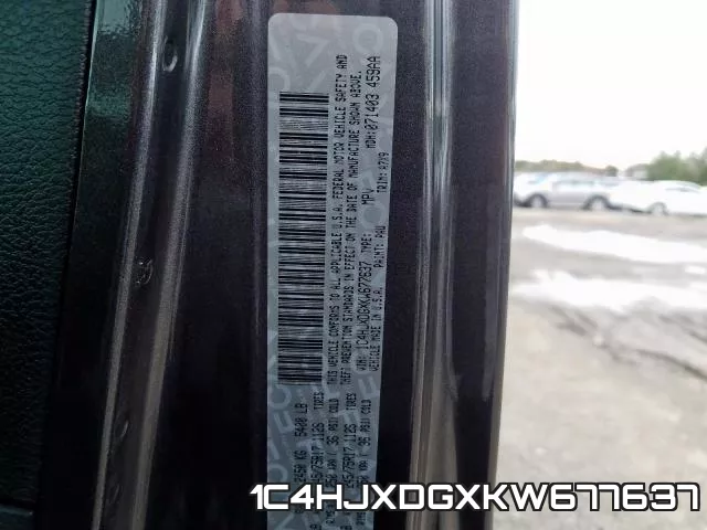 1C4HJXDGXKW677637 фото 2