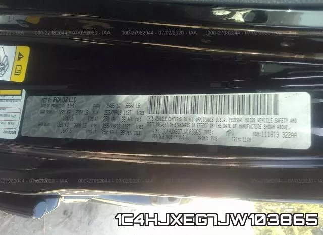 1C4HJXEG7JW103865 фото 10