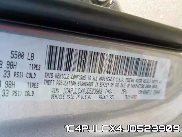 1C4PJLCX4JD523909 фото 2
