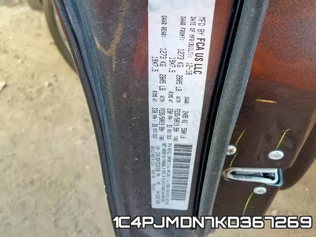 1C4PJMDN7KD367269 фото 2