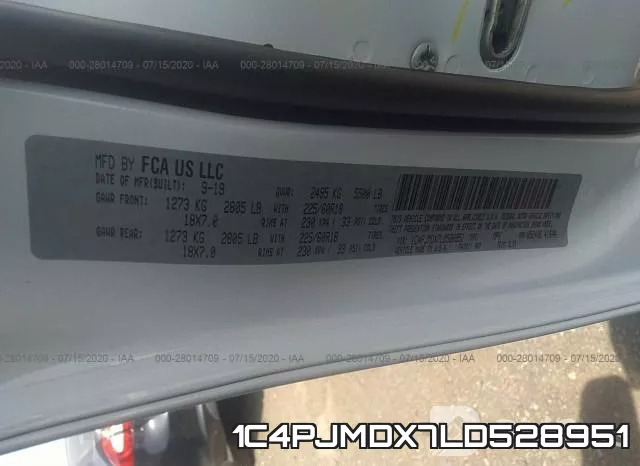 1C4PJMDX7LD528951 фото 10