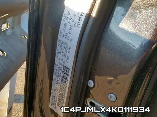 1C4PJMLX4KD111934 фото 2