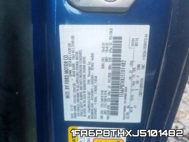 1FA6P8THXJ5101482 фото 2