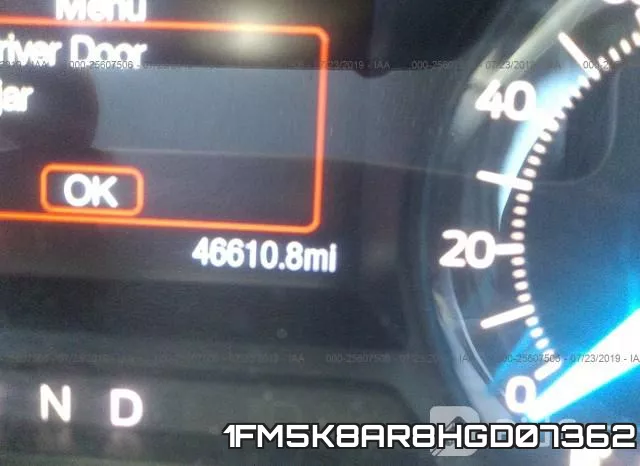 1FM5K8AR8HGD07362 фото 8
