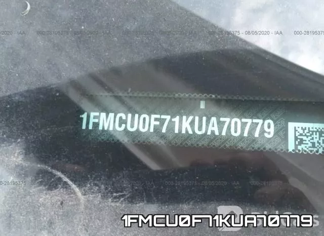 1FMCU0F71KUA70779 фото 10